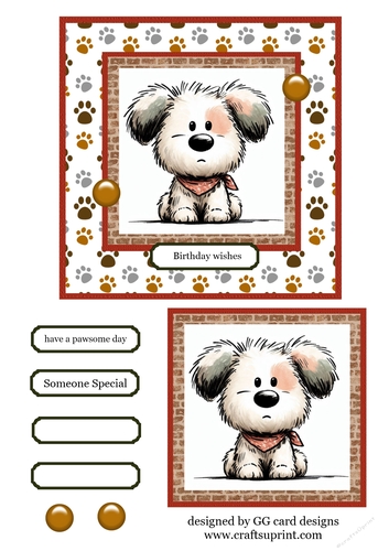 Cute Puppy Birthday