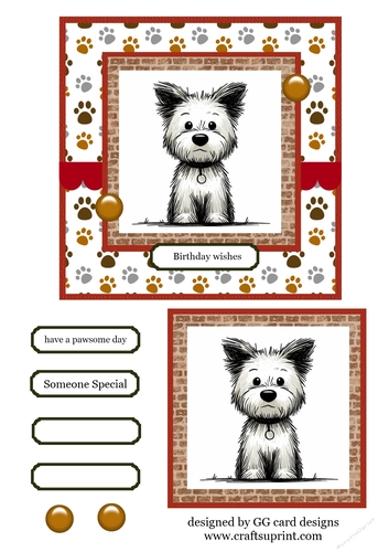 westie Puppy Birthday