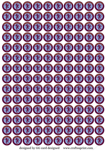 Football backing paper Aston Villa