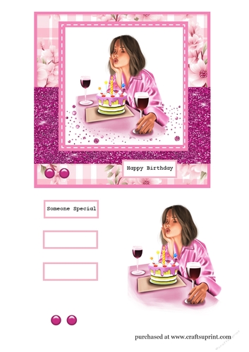 Birthday Wine & Cake