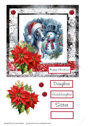 Christmas Whippet 2