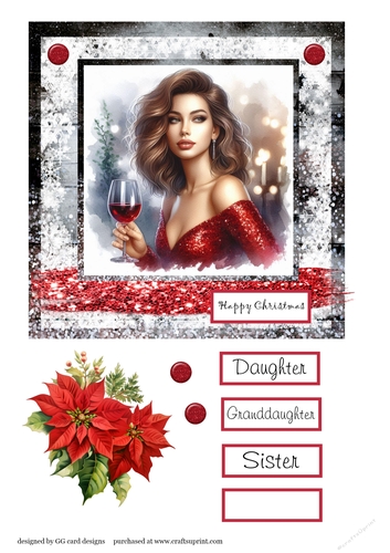 Christmas lady 6