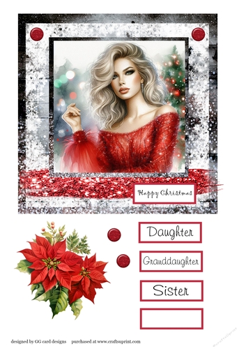 Christmas lady 7