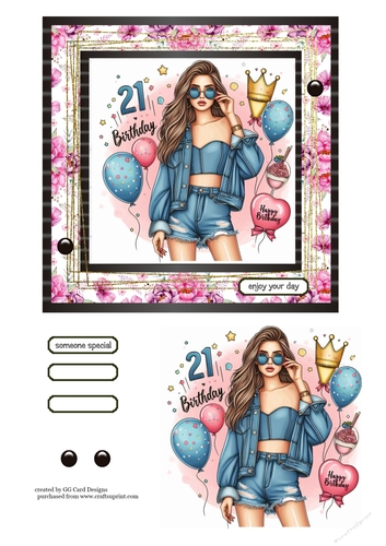 21st birthday girl 