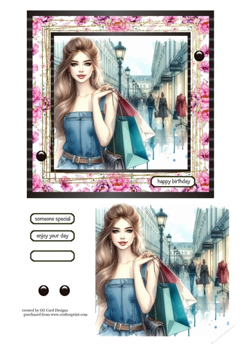 Shopping girl 