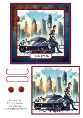 sports car Birthday 2