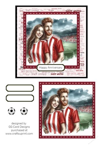 Football anniversary couple sheff utd