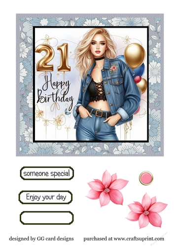 21st Birthday Girl 1