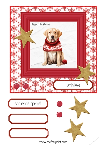 Golden Labrador Christmas