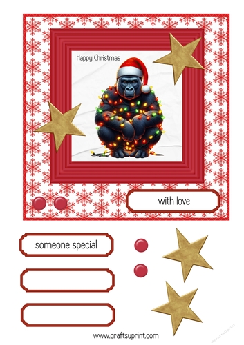 Gorilla Christmas 