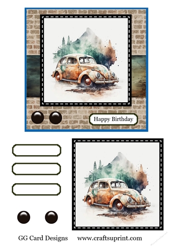 Vintage Volkswagon Beetle