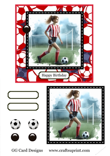 Football topper sheffield united girl 1