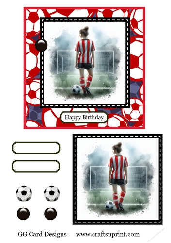 Football topper sheffield united girl 2