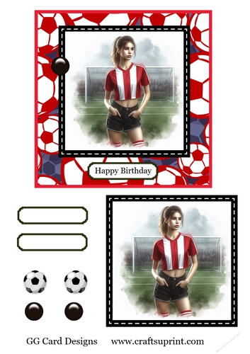 Football topper sheffield united girl 3