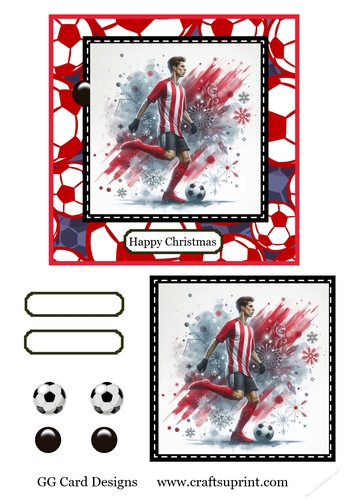 Football topper sheffield united man christmas