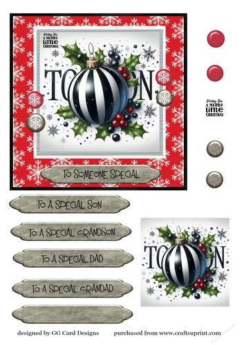 Christmas football bauble Newcastle