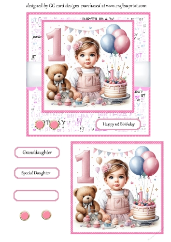 girls 1st birthday