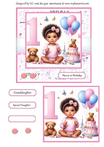 girls 1st birthday 1