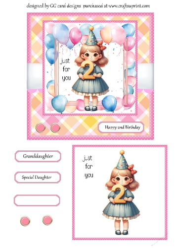 Girl 2nd birthday 