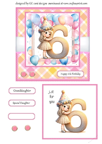 Girl 6th birthday 