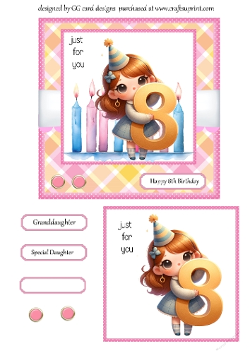 Girl 8th birthday 