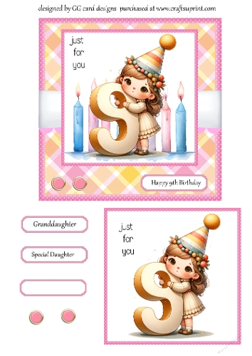 Girl 9th birthday 