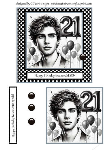 21st birthday boy