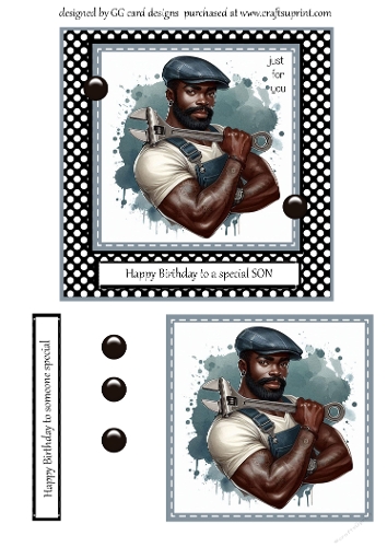 Birthday Mechanic black
