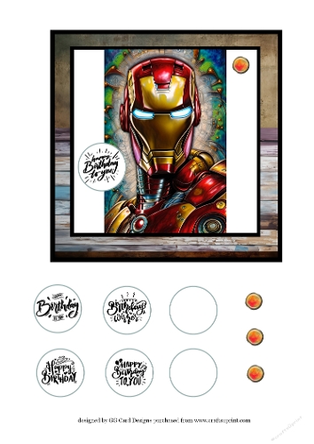 Steampunk Iron Man birthday