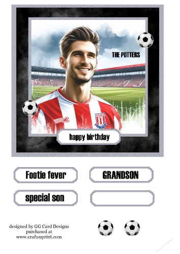Football topper Stoke City