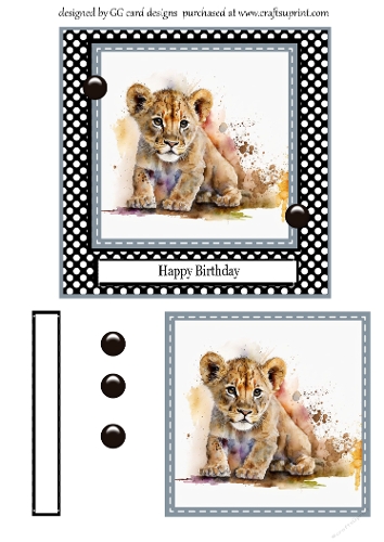 Lion cub birthday