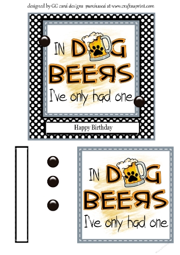 Dog Beers birthday
