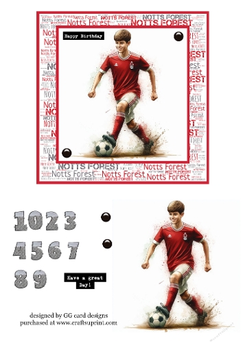 Notts Forest teenage footballer