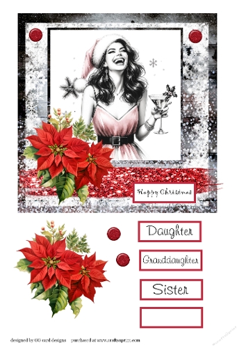 Christmas girl cocktail