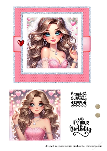 Glam Girl pink 1