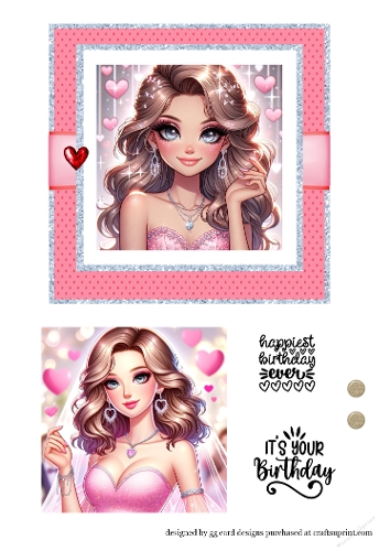 Glam Girl pink 2