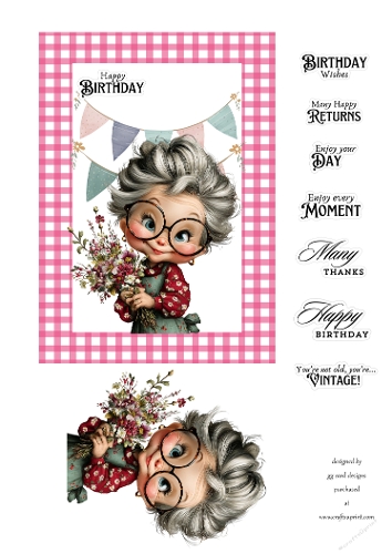 whimsical Nan Birthday