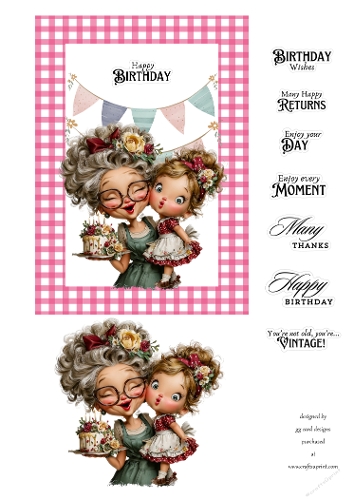 whimsical Nan Birthday 1