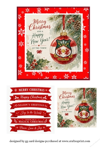 Christmas Wrexham Bauble
