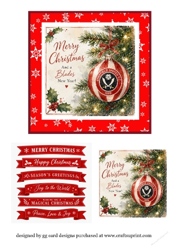 Christmas Sheffield United Bauble