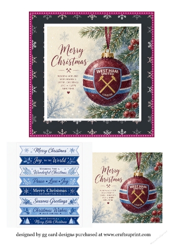 Christmas West Ham United Bauble