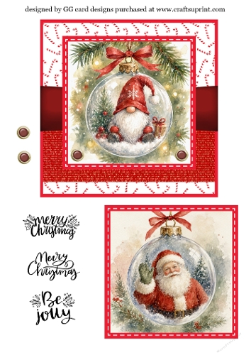 Gnome Christmas Bauble