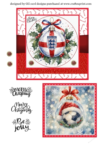 England football Christmas Bauble