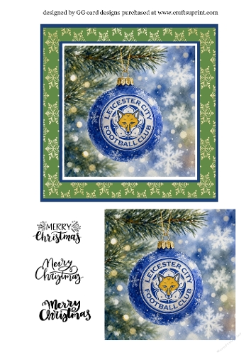 Christmas Bauble Leicester City