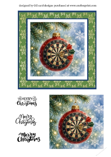 Christmas Bauble Darts