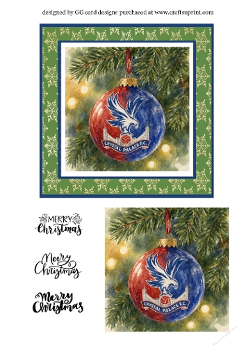Christmas Bauble Crystal Palace
