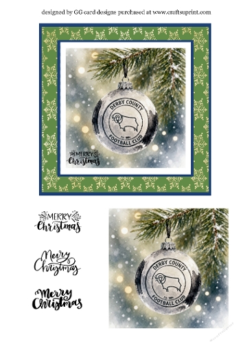 Christmas Bauble Derby County