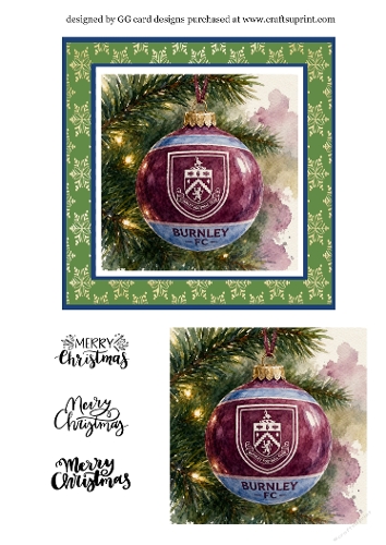 Christmas Bauble Burnley