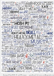 heavy rock backing paper