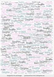 Daughter backing paper